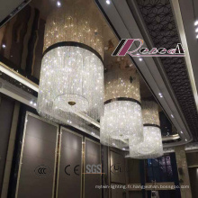 Grand lustre en cristal décoratif particulièrement moderne d&#39;hôtel avec le nouveau style